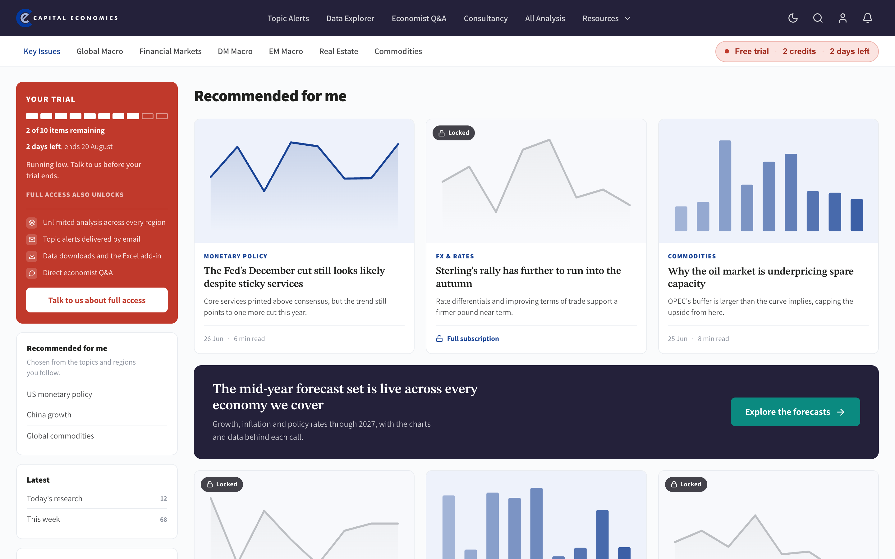Preview of the Platform Home (Low Warning) page